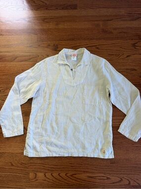 Armor Lux Linen Pullover Shirt Sailor M